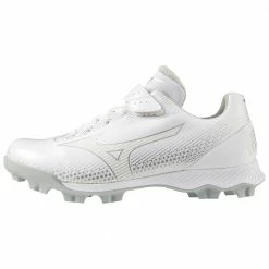 Mizuno Wave LightRevo Jnr YOUTH Moulded Cleats White [Youth US Shoe Size: 2]