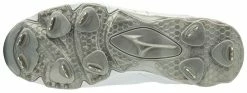 Mizuno 9-Spike Swift 6 Low WOMEN'S Metal Cleats [Womens US Shoe Size: 7 ] [Colour: White TUFF TOE] HAS NAVY TUFF TOE APPLIED TO RIGHT SHOE -Nike Shop unnamed file 757