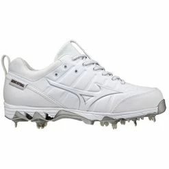 Mizuno 9-Spike Swift 7 Ladies Metal Cleats White [Womens US Shoe Size: 7]