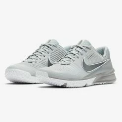 NIKE Alpha Huarache Varsity 3 Turf Shoes Grey [US Shoe Size: 8] -Nike Shop unnamed file 836