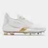 Under Armour Harper 6 Low ST Metal Cleats WHITE [US Shoe Size: 9]