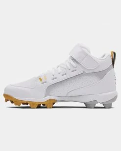 Under Armour Harper 6 MID RM Moulded Cleats WHITE [US Shoe Size: 7] -Nike Shop unnamed file 910