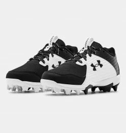 Under Armour YOUTH Leadoff RM Moulded Cleats BLACK [Youth US Shoe Size: 2] -Nike Shop unnamed file 925