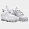 Under Armour Glyde RM LADIES Moulded Cleats WHITE [Womens US Shoe Size: 7]